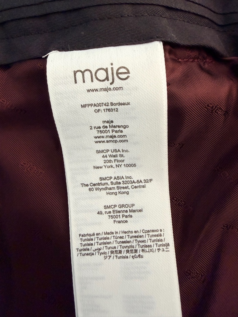 Autumn Dress Pants Maje Tailored High-Waist Interview Outfit - Picture 11 of 14